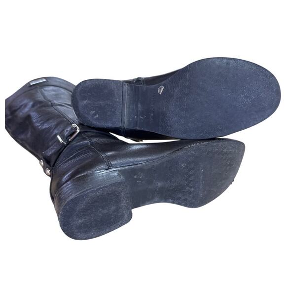 Antonio Melani Black Riding Boots Size 9M - Picture 5 of 6